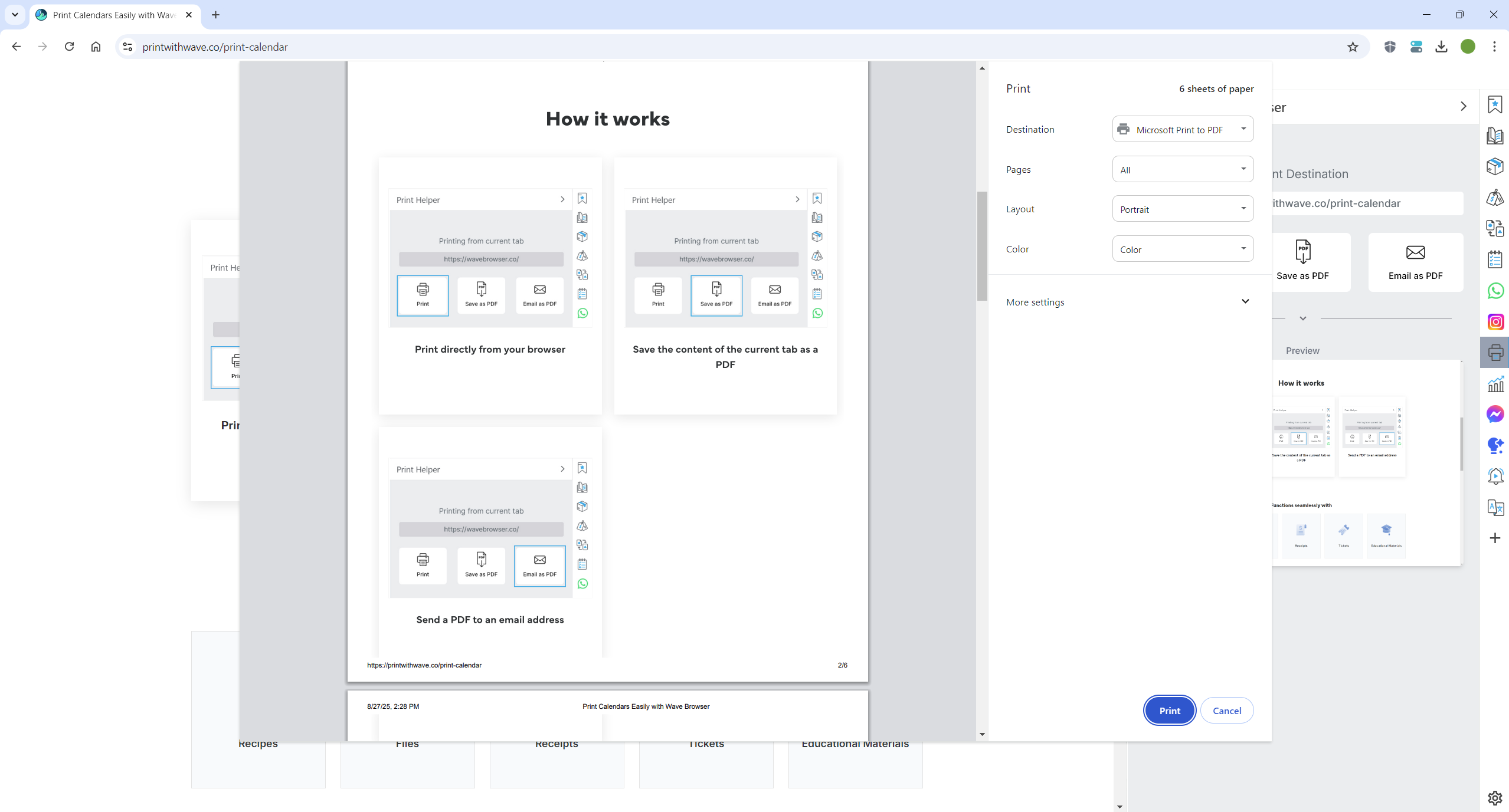 Wave Browser - Efficient, Intuitive and Personal Web Browser